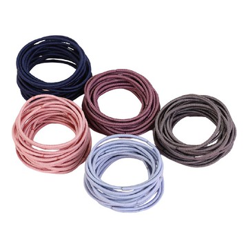 素色髮束 無接縫髮圈100入 純色彈性髮束 不傷髮鬆緊髮圈髮飾 日系髮束細繩彈性髮束髮帶 贈品禮品 A5159