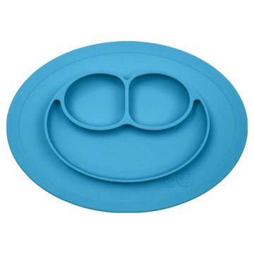 ezpz 快樂餐盤 Happy Mini Mat  寶石藍  1個