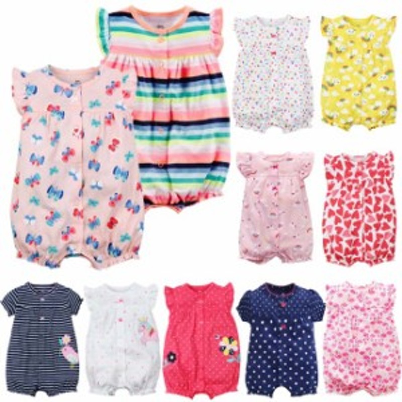 送料無料 カーターズ Carter S 半袖 ロンパース カバーオール ベビー服 女の子 6m 9m 12m 18m 24m 子供服専門店 ロンパース おしゃ 通販 Lineポイント最大1 0 Get Lineショッピング