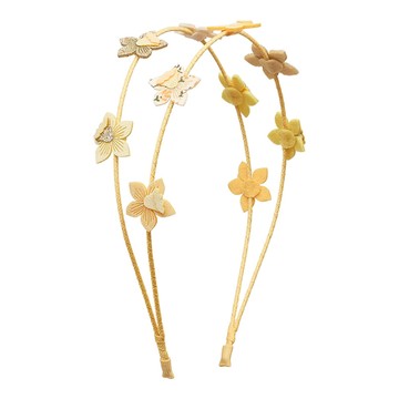 Mimi & Lula｜SS26_花漾花園-水仙花艾莉絲雙層髮圈