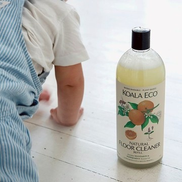 澳洲KOALA ECO純淨地板清潔劑補充瓶 薄荷&橙 1000ml