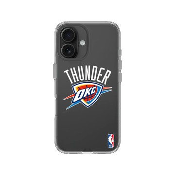 iPhone 16 Clear 透明 - NBA - Logo-奧克拉荷馬市雷霆 Oklahoma City Thunder - Light