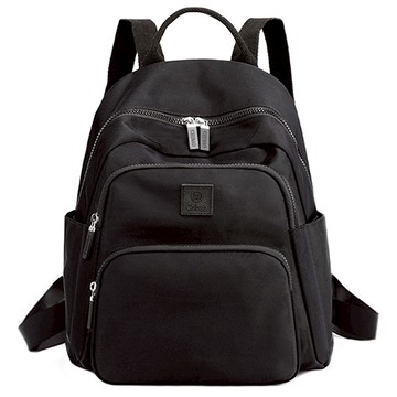 馳豹 大容量雙拉鍊防潑水多隔層尼龍後揹包/雙肩包  34 x 30 x 15cm  3089