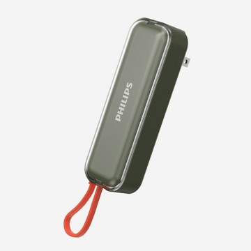 PHILIPS飛利浦 22.5W AC自帶Type-C線行動電源 DLP5201C/96 綠色