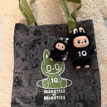 THE MONSTERS十週年限定泡泡瑪特展會帆布包巴黎限定