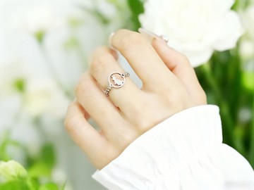 小小宇宙 - 醫療鋼兩用鏈戒-兔子