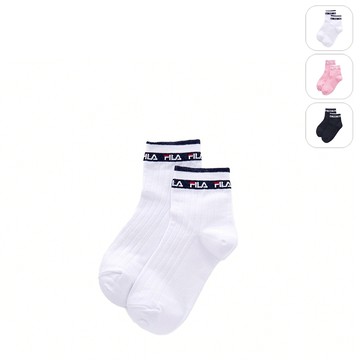 【FILA】基本款薄底短襪-白色 SCY-1002-WT