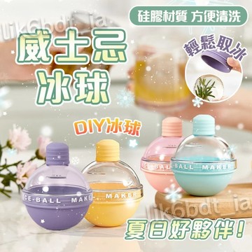 限時下殺🔥威士忌冰球 食品級冰格球 冰球冰塊模具 大冰球模具 網紅冰球模具 冰塊球形 硅膠燈泡冰格 矽膠製冰盒 冰塊球