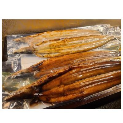 ふるさと納税 西尾市 三河一色うなぎ蒲焼2尾、白焼き2尾(中サイズ)肝焼き付き・F019-28