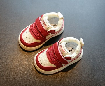 【NikoKids】軟底小童鞋/小童運動鞋/包鞋/紅色(NK679)