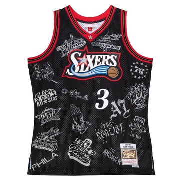 M&N G2二代 World Tour Swingman 復古球衣 76人 97-98 #3 Allen Iverson