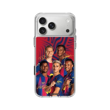 iPhone 17 Pro Max Clear Case（相機按鈕） 透明 - FC Barcelona - Next Gen Icons