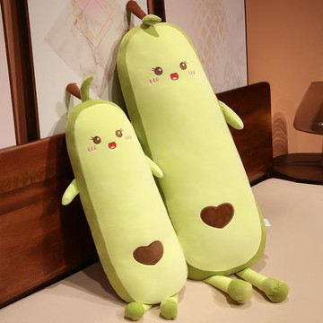廠家現貨牛油果抱枕女生睡覺夾腿玩偶男生款大號娃娃床上抱睡公仔