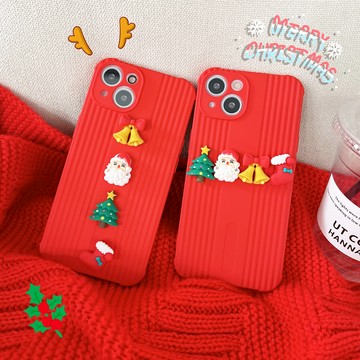 立體圣誕老人拉桿箱華為Mate30pro手機殼全包防摔P50PRO卡通新款p40硅膠軟創意MATE40情侶保護套P30Pro個性