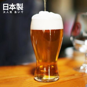 日本進口大師精釀啤酒杯大容量扎啤杯創意家用玻璃杯日式酒杯