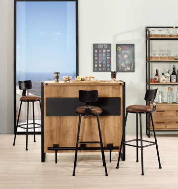 【歐風別館】布朗克斯4尺吧檯型中島桌【基隆至台中免運費】