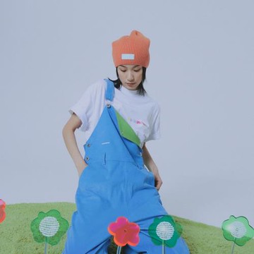 ROARINGWILD  咆哮野獸 橙色/米白色/淡紫色 FULA 針織線帽