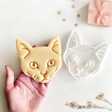 貓咪造型餅乾壓模