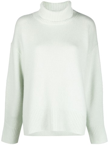 arch4 - roll-neck cashmere jumper - women - Cashmere - M - Green