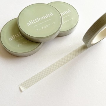 7mm 紙膠帶 【蘋果綠】