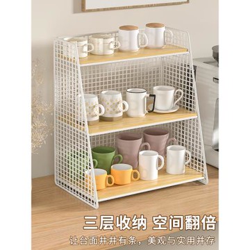 桌面杯架杯子收納置物架桌上水杯架茶杯架子餐桌茶具儲物架瀝水架