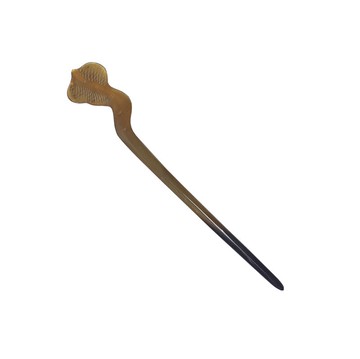 蛇形髮簪 – 天然水牛角，典雅傳統設計