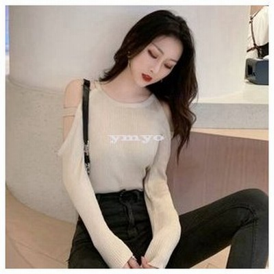 お手頃価格 ニット レディース タートルネック 肌見せ トップス 肩出し オフショル 可愛い ニット セーター Carrozzeriacomi It