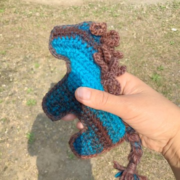 帥氣自然捲—獨處的自由 鉤織小馬—吊飾/馬年/玩偶