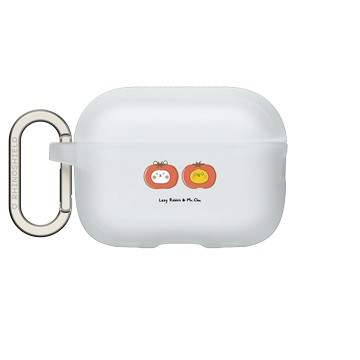 AirPods Pro 2 AirPods Case 透明 - 懶散兔與啾先生 Lazy Rabbit and Mr.Chu - 番茄