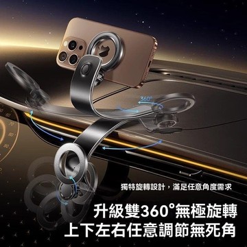 【店長推薦】車載 手機 支架 汽車 導航  旋轉 磁吸MAG