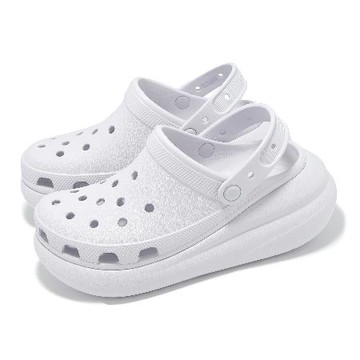 Crocs 洞洞鞋 Crush Clog 男鞋 女鞋 泡芙克駱格 霜紫色 灰 厚底 增高 休閒鞋 卡駱馳 2075215BO