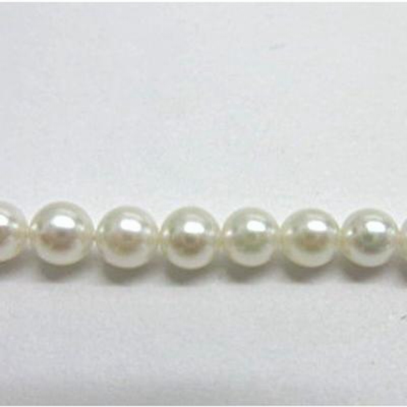 ライトニングボルト アコヤ真珠ネックレス 3.0-3.5mm ベビーパール 長さ変更可 金具変更可 K18 K14WG アジャスター 保証書付 ケース付 あこや真珠 アコヤパール あこやパール 本真珠 レディースアクセサリー ベビーパールネックレス 3.5mmあこや真珠 宇和島真珠