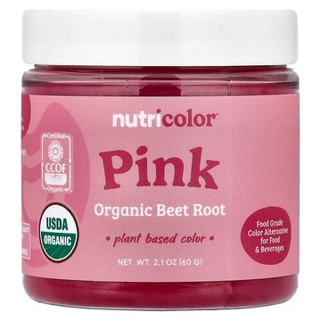 Nutricost, Nutricolor™，粉色有機甜菜根，2.1 盎司（60 克）