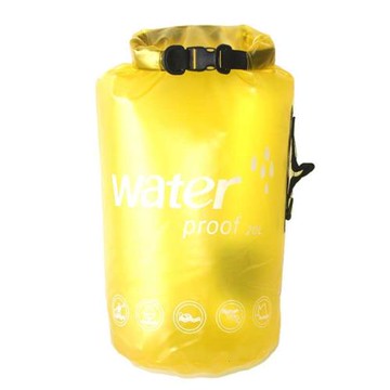 戶外防水袋單肩漂流防水袋PVC磨砂防水桶袋10L/20L沙灘游泳袋