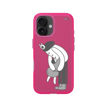 iPhone 16 Clear 粉漾桃 - 包大山 Baozi - 充電中