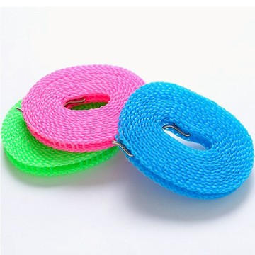 PS Mall【J3156】5M曬衣繩 晾曬繩 晾衣繩 防滑防風 繩梯 曬衣繩