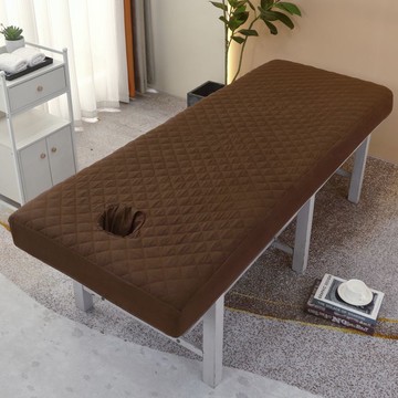 美容院床罩   按摩床笠美容床罩單件夾棉加厚帶洞理療推拿診療床床套防滑可訂製客製化