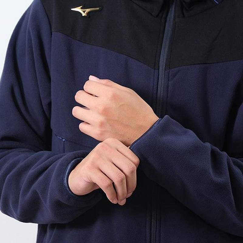 Mizuno Pro 野球 フリース パーカー ジャケット メンズ