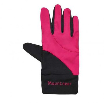 ├登山樂┤台灣MOUNTNEER 山林 中性 抗UV觸控手套-桃紅 # 11G01-33
