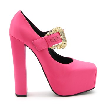Versace Jeans Couture - Pink Canvas Hurley Pumps