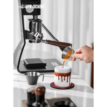 MHW-3BOMBER不銹鋼濃縮咖啡盎司杯espresso不銹鋼萃取杯子量杯