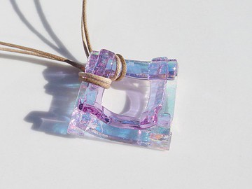 變色閃耀疊加玻璃（かがやきがさね【魔法】）項鍊【訂製商品】