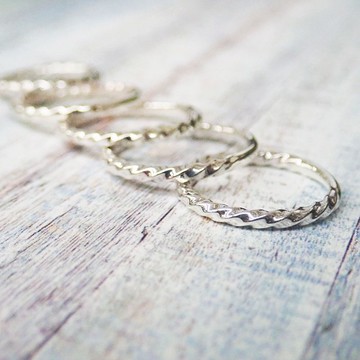 【比法一生】純銀戒指—翻轉時光 純銀925手作飾品