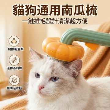 【台灣現貨】 狗狗除毛器 寵物梳子 貓咪針梳 寵物雜毛去除器 梳毛刷子 南瓜梳子