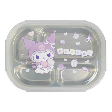 敦景 - 酷洛米 不鏽鋼四格盤 (附上蓋) MU52221