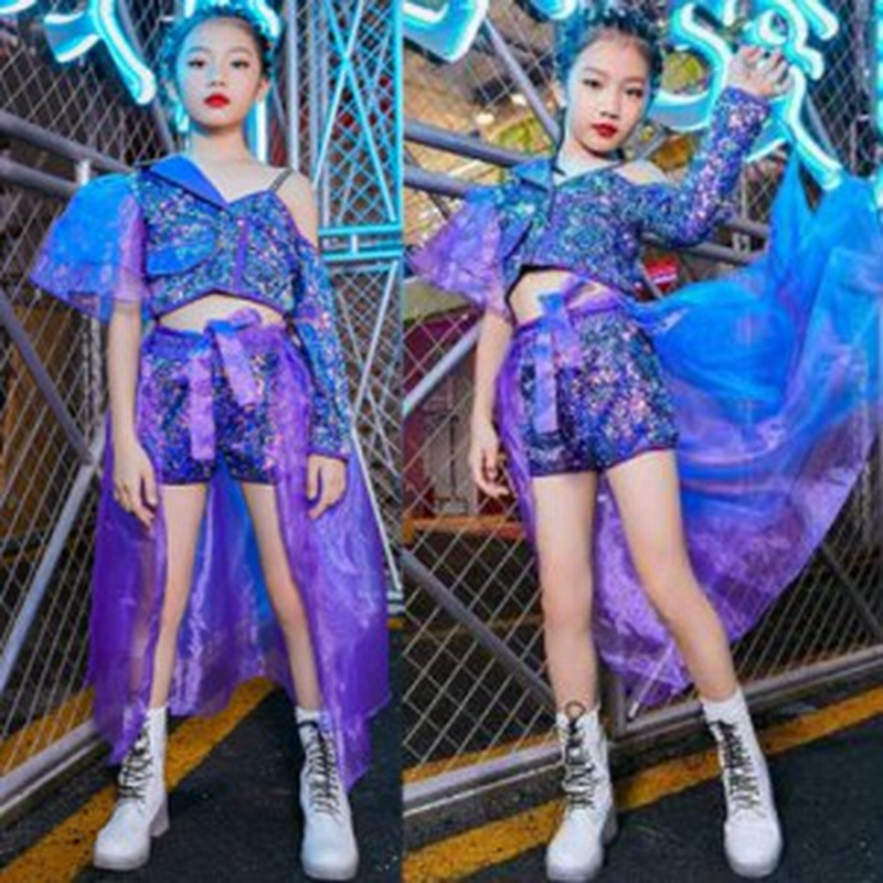 限定セール!ダンス衣装 上下2点セット キッズ ジャズダンス キラキラ スパンコール ガールズ 韓国 セットアップ ステージ衣装 練習着 演 通販 LINEポイント最大10.0%GET LINEショッピング 限定セール!ダンス衣装 上下2点セット キッズ ジャズダンス キラキラ スパンコール ガールズ 韓国 セットアップ ステージ衣装 練習着 演 通販 LINEポイント最大10.0%GET LINEショッピング