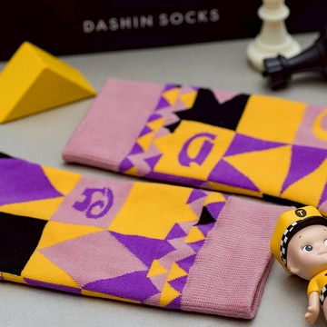 【情人節禮盒】DashinSocks奇思妙想系列羊棋盤格提1