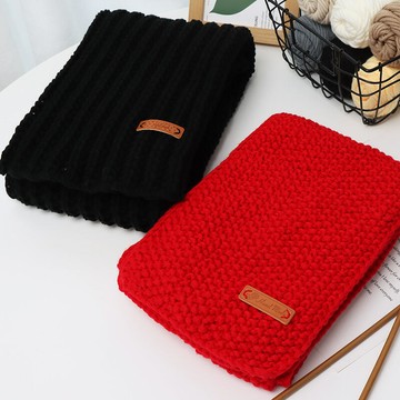 新品上市!!熱門爆品！！給女朋友織圍巾手工diy送女友毛線情人棉編織材料包自己織的圍脖