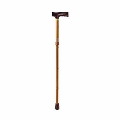 アークランドサカモト 軽量アルミ　折りたたみステッキ　３０１０ＢＲ　ワンタッチ伸縮型　80〜90cm