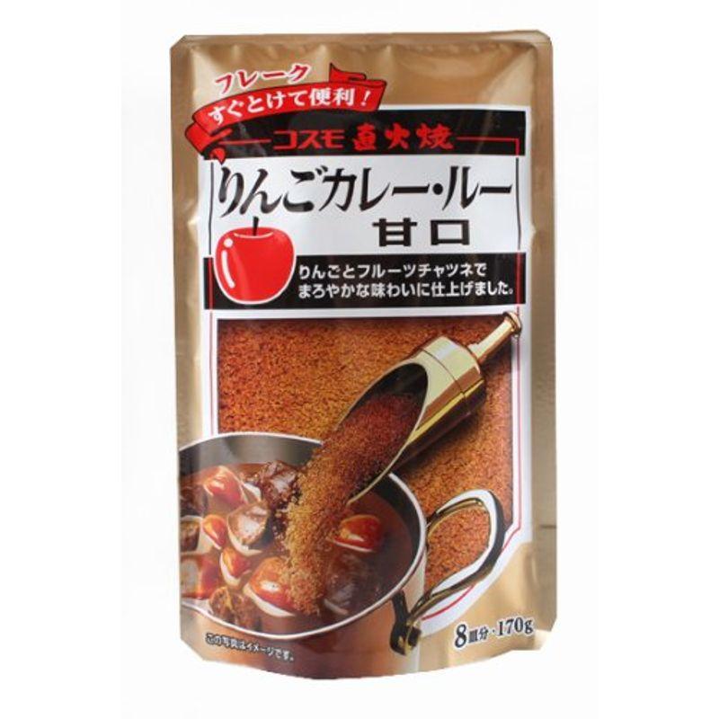 コスモ 直火焼 りんごカレールー 甘口170g